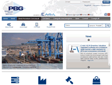 Tablet Screenshot of pbgsrl.it